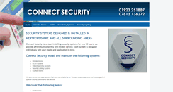 Desktop Screenshot of connect-security.co.uk